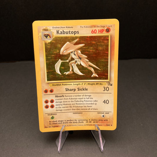 Kabutops #9 Pokemon Fossil Holo