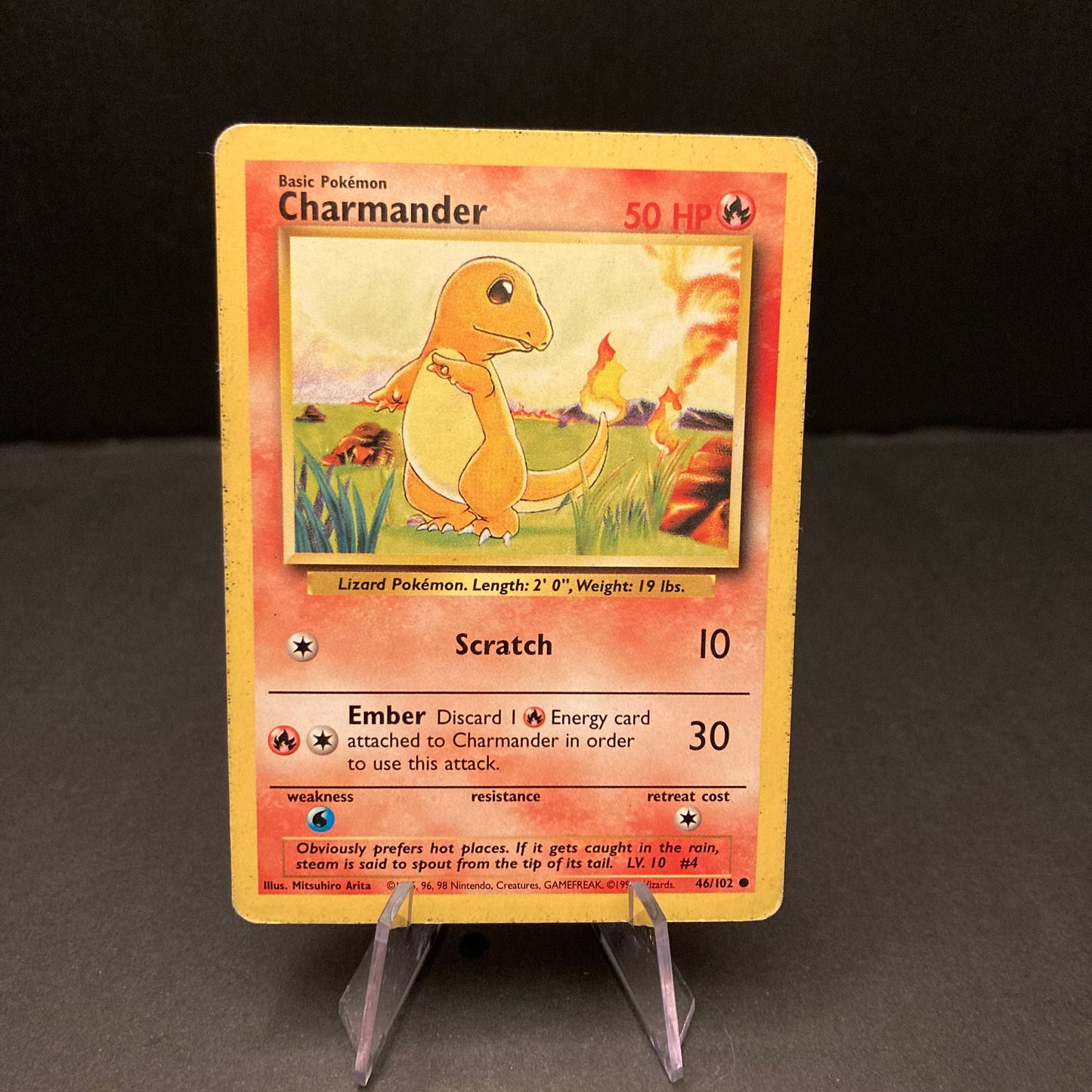 Crystal Clear Card Display Stand for Raw/Graded Cards