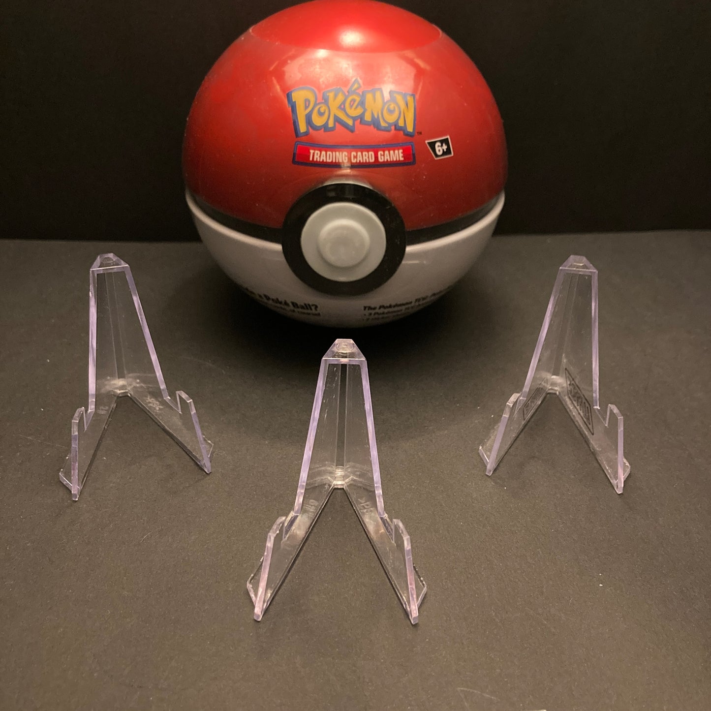 Crystal Clear Card Display Stand for Raw/Graded Cards