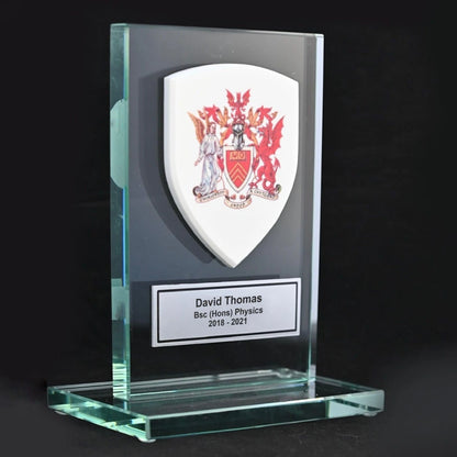 University/College Glass Graduation Plaque - Customised & Made to Order
