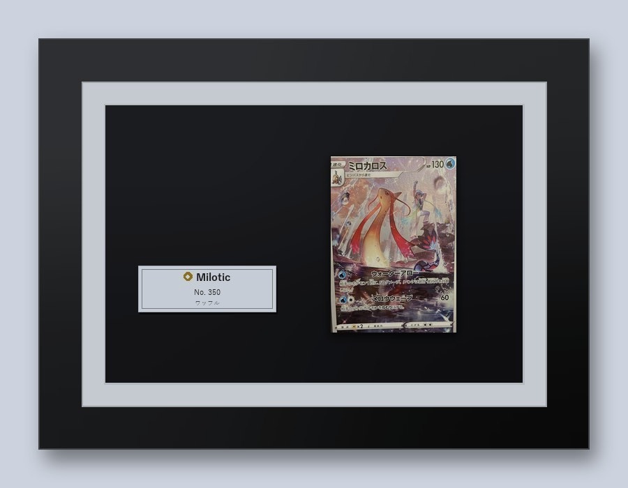 Milotic in a landscape frame